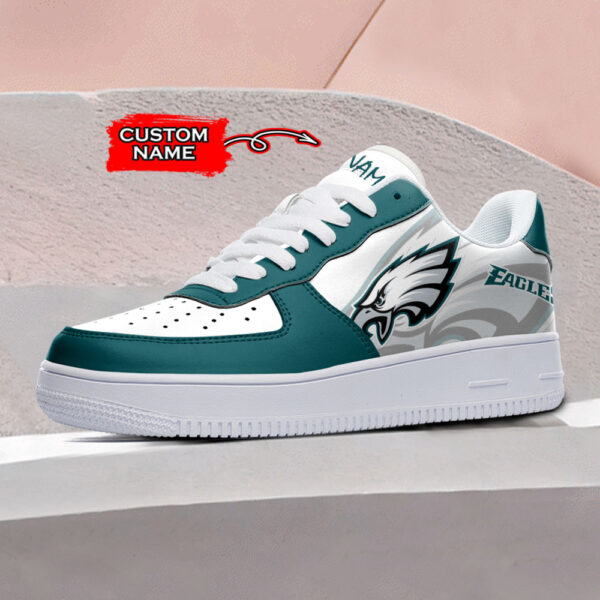Tubopro Philadelphia Eagles NFL Air Low-Top Sneakers Shoes For Men And Women - Image 2