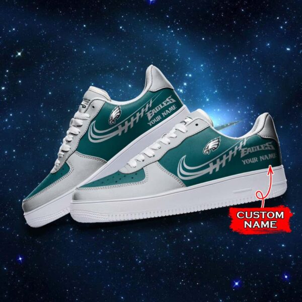 Tubopro Philadelphia Eagles NFL Air Low-Top Sneakers Shoes For Men And Women - Image 3