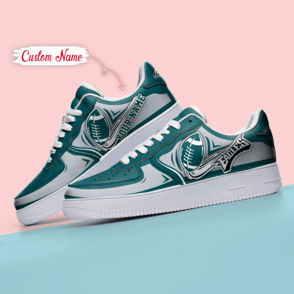 Tubopro Philadelphia Eagles NFL Air Low-Top Sneakers Shoes For Men And Women - Image 4