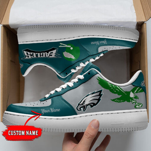 Tubopro Philadelphia Eagles NFL Air Low-Top Sneakers Shoes For Men And Women