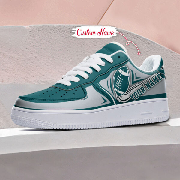 Tubopro Philadelphia Eagles NFL Air Low-Top Sneakers Shoes For Men And Women - Image 3