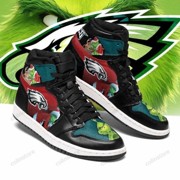 Tubopro Philadelphia Eagles NFL AJ1 High Sneakers Shoes For Men And Women