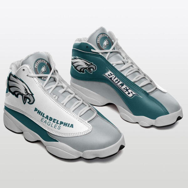 Tubopro Philadelphia Eagles NFL AJ13 Sneakers Shoes For Men And Women - Image 2