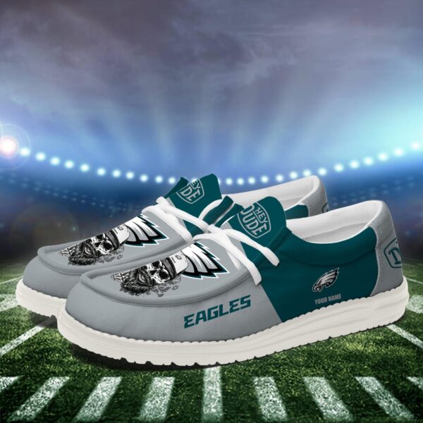 Tubopro Philadelphia Eagles Personalized Hey Dude Shoes For Men And Women - Image 2