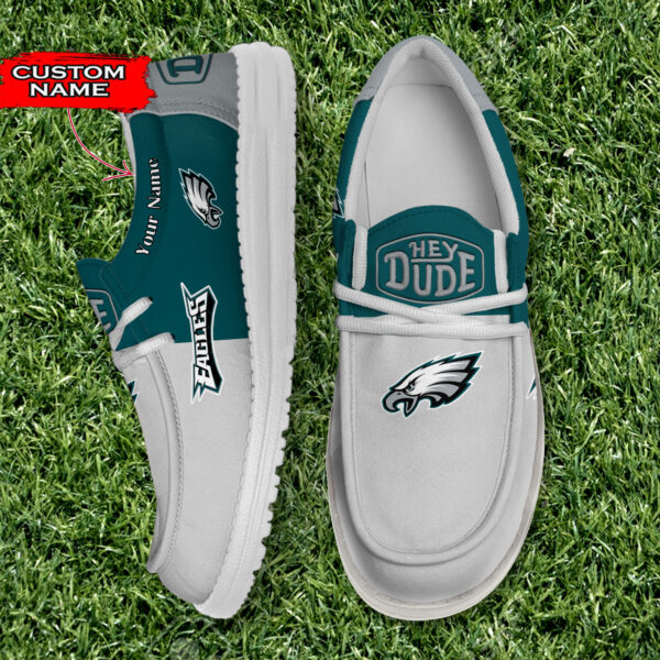 Tubopro Philadelphia Eagles Personalized Hey Dude Shoes For Men And Women