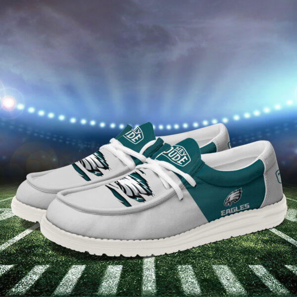Tubopro Philadelphia Eagles Personalized Hey Dude Shoes For Men And Women - Image 2