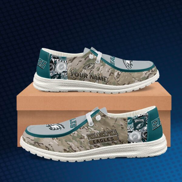 Tubopro Philadelphia Eagles Personalized Hey Dude Shoes For Men And Women - Image 2
