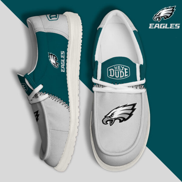 Tubopro Philadelphia Eagles Personalized Hey Dude Shoes For Men And Women