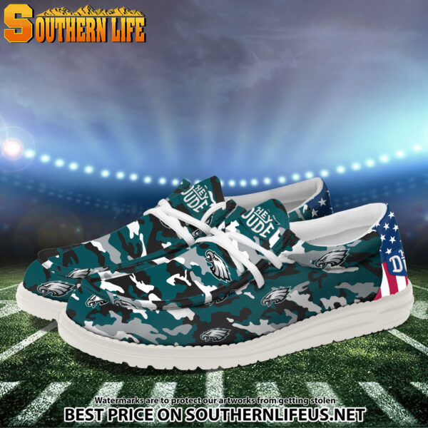 Tubopro Philadelphia Eagles Personalized Hey Dude Shoes For Men And Women - Image 2