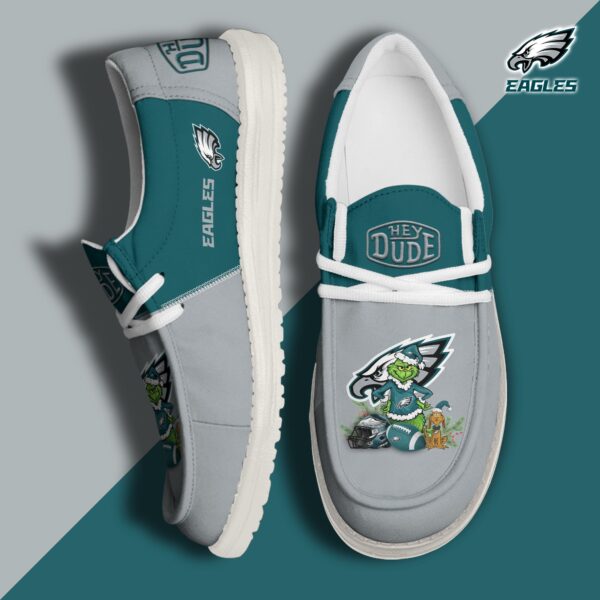 Tubopro Philadelphia Eagles Personalized Hey Dude Shoes For Men And Women