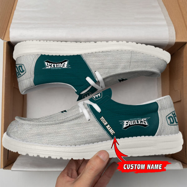 Tubopro Philadelphia Eagles Personalized Hey Dude Shoes For Men And Women - Image 2