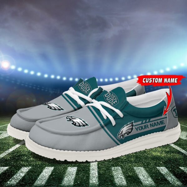 Tubopro Philadelphia Eagles Personalized Hey Dude Shoes For Men And Women - Image 3