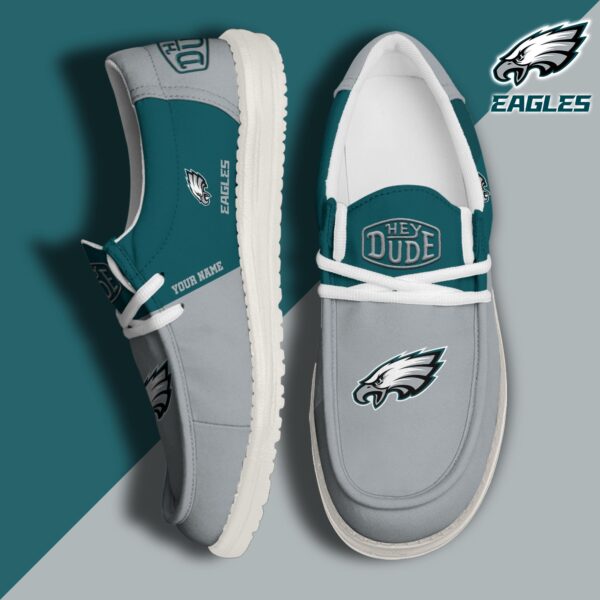 Tubopro Philadelphia Eagles Personalized Hey Dude Shoes For Men And Women