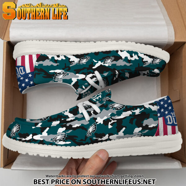 Tubopro Philadelphia Eagles Personalized Hey Dude Shoes For Men And Women - Image 4