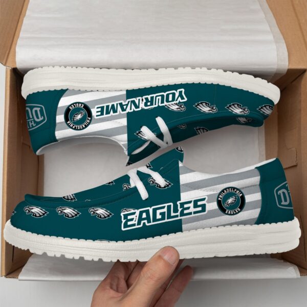 Tubopro Philadelphia Eagles Personalized Hey Dude Shoes For Men And Women