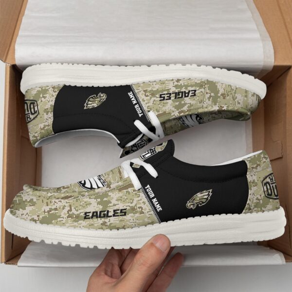 Tubopro Philadelphia Eagles Personalized Hey Dude Shoes For Men And Women - Image 2