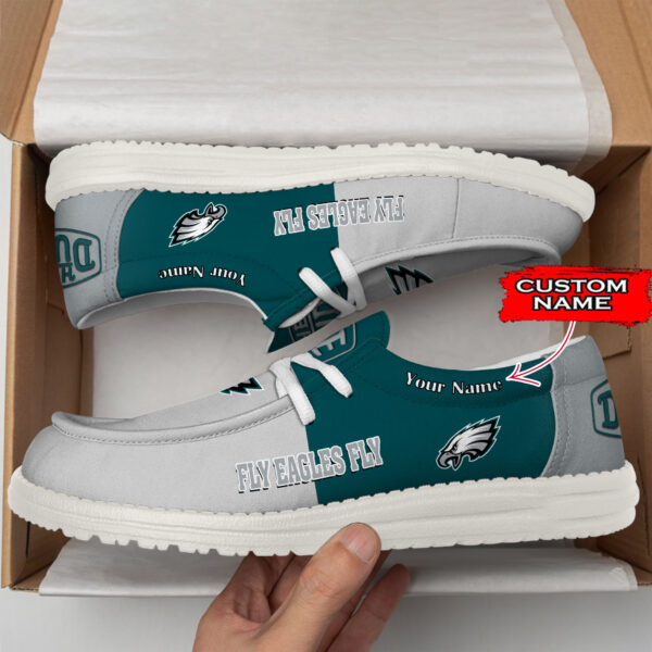 Tubopro Philadelphia Eagles Personalized Hey Dude Shoes For Men And Women - Image 2