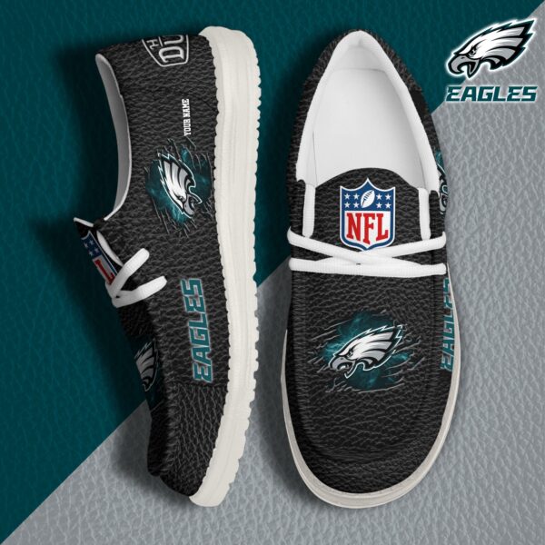 Tubopro Philadelphia Eagles Personalized Hey Dude Shoes For Men And Women
