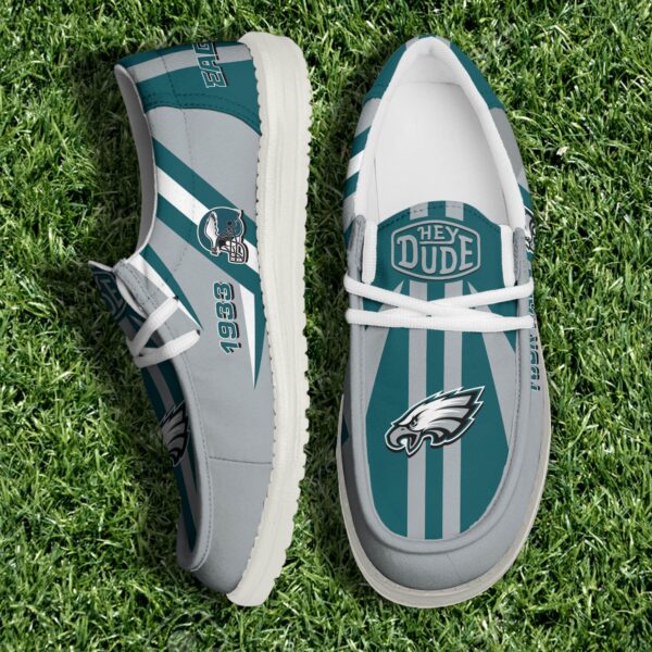 Tubopro Philadelphia Eagles Personalized Hey Dude Shoes For Men And Women