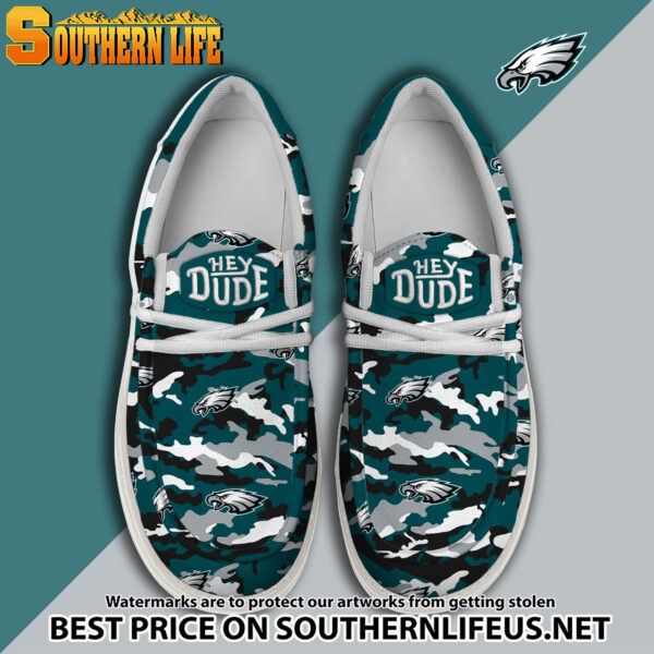 Tubopro Philadelphia Eagles Personalized Hey Dude Shoes For Men And Women