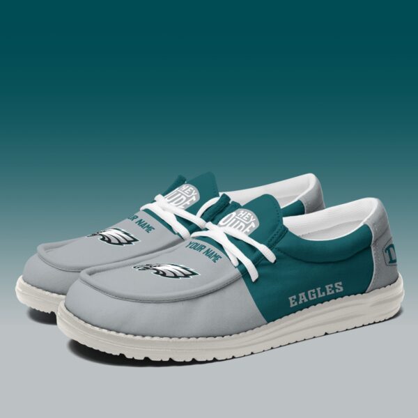Tubopro Philadelphia Eagles Personalized Hey Dude Shoes For Men And Women - Image 3