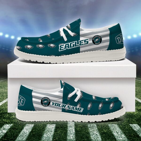Tubopro Philadelphia Eagles Personalized Hey Dude Shoes For Men And Women - Image 2