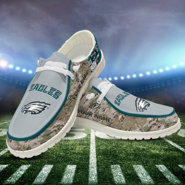 Tubopro Philadelphia Eagles Personalized Hey Dude Shoes For Men And Women