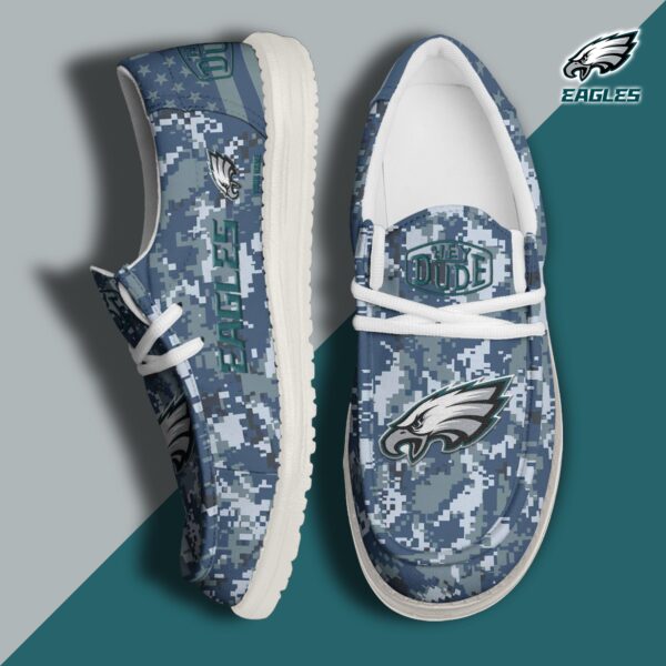 Tubopro Philadelphia Eagles Personalized Hey Dude Shoes For Men And Women