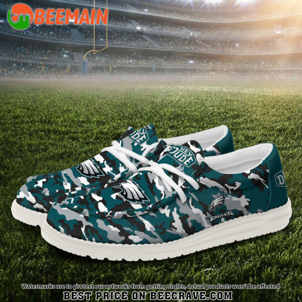 Tubopro Philadelphia Eagles Personalized Hey Dude Shoes For Men And Women - Image 2