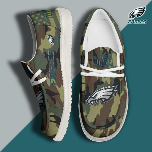Tubopro Philadelphia Eagles Personalized Hey Dude Shoes For Men And Women