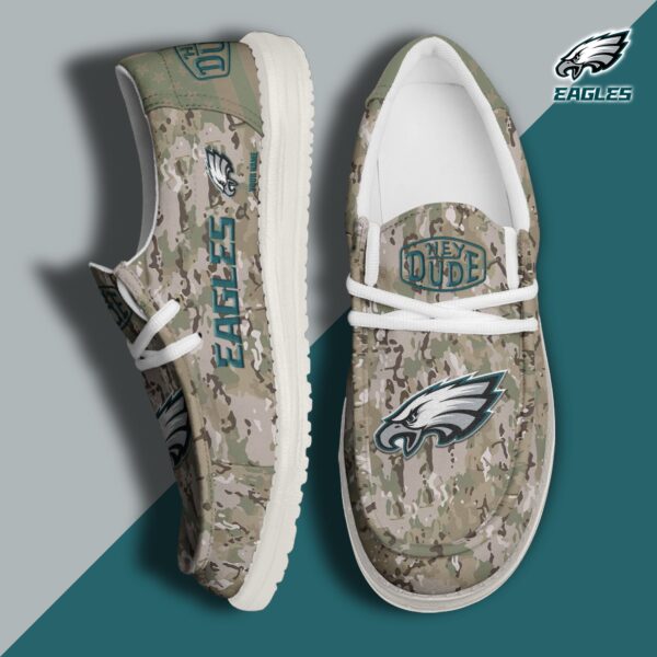 Tubopro Philadelphia Eagles Personalized Hey Dude Shoes For Men And Women