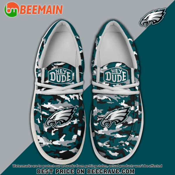 Tubopro Philadelphia Eagles Personalized Hey Dude Shoes For Men And Women