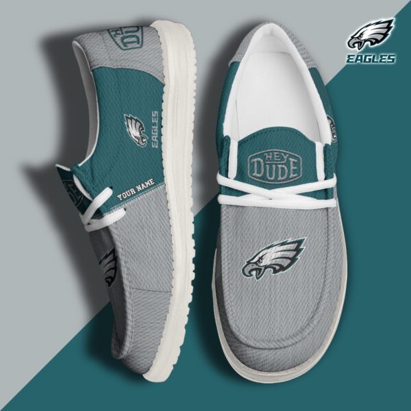 Tubopro Philadelphia Eagles Personalized Hey Dude Shoes For Men And Women