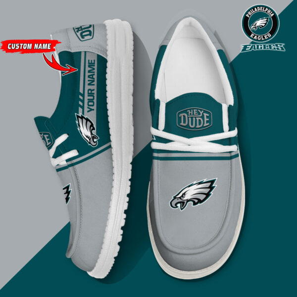Tubopro Philadelphia Eagles Personalized Hey Dude Shoes For Men And Women