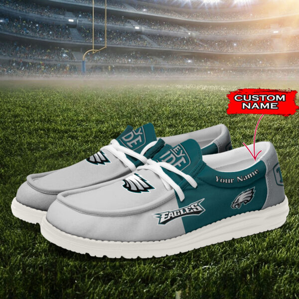 Tubopro Philadelphia Eagles Personalized Hey Dude Shoes For Men And Women - Image 2