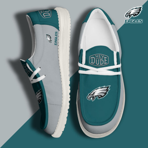 Tubopro Philadelphia Eagles Personalized Hey Dude Shoes For Men And Women