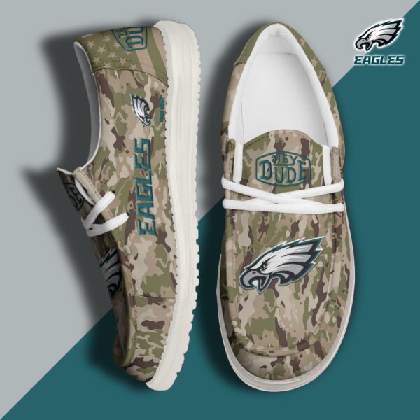 Tubopro Philadelphia Eagles Personalized Hey Dude Shoes For Men And Women