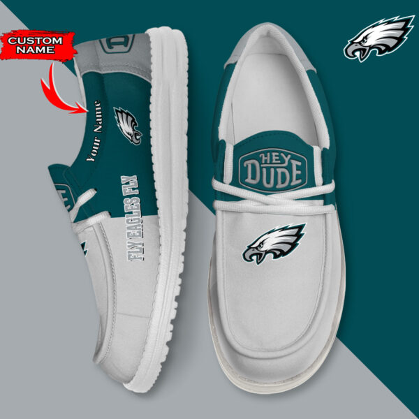 Tubopro Philadelphia Eagles Personalized Hey Dude Shoes For Men And Women