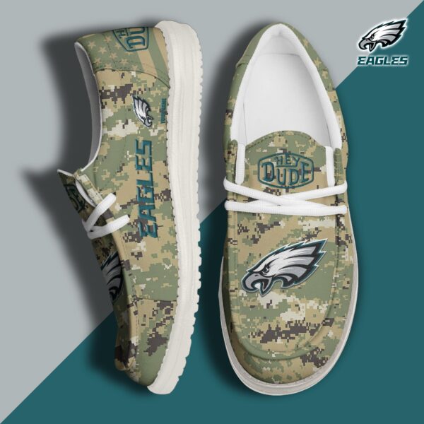Tubopro Philadelphia Eagles Personalized Hey Dude Shoes For Men And Women