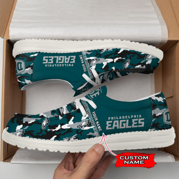 Tubopro Philadelphia Eagles Personalized Hey Dude Shoes For Men And Women - Image 2