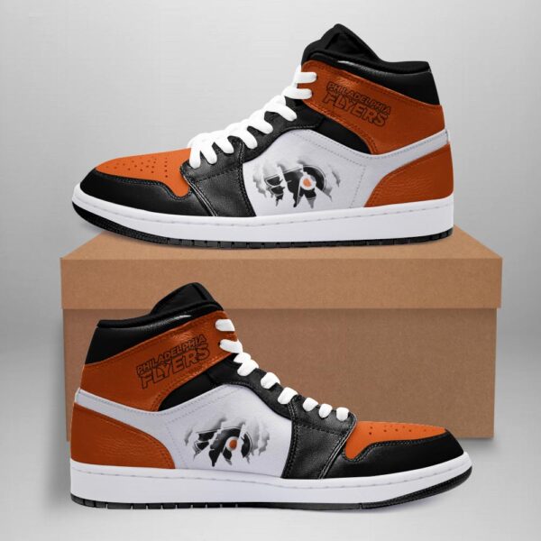 Tubopro Philadelphia Flyers AJ1 High Sneakers Shoes For Men And Women