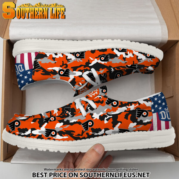 Tubopro Philadelphia Flyers Personalized Hey Dude Shoes For Men And Women - Image 4
