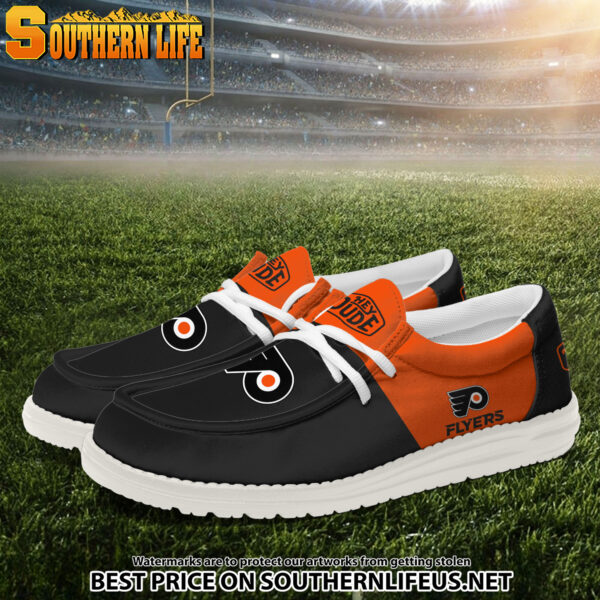 Tubopro Philadelphia Flyers Personalized Hey Dude Shoes For Men And Women - Image 2