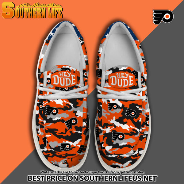 Tubopro Philadelphia Flyers Personalized Hey Dude Shoes For Men And Women
