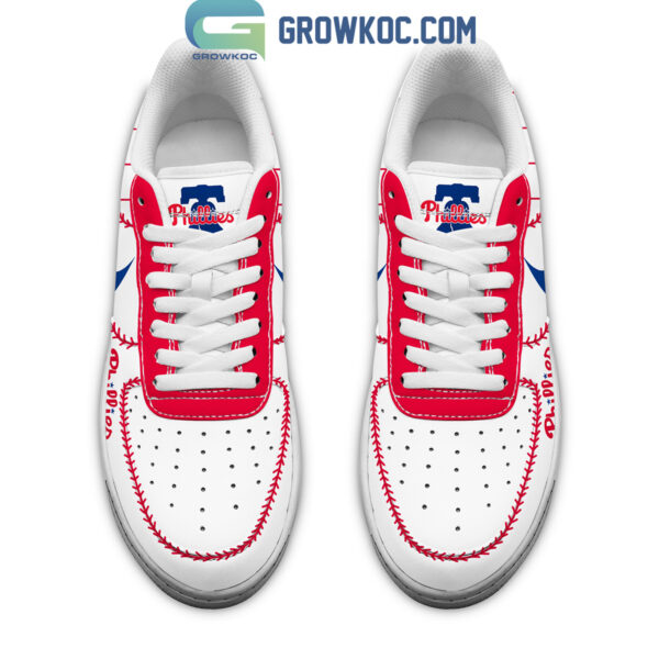 Tubopro Philadelphia Phillies Air Low-Top Sneakers Shoes For Men And Women - Image 2