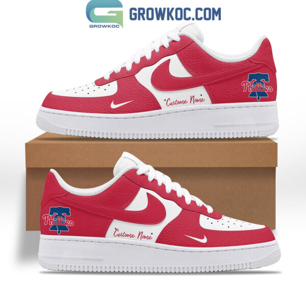 Tubopro Philadelphia Phillies Air Low-Top Sneakers Shoes For Men And Women - Image 2