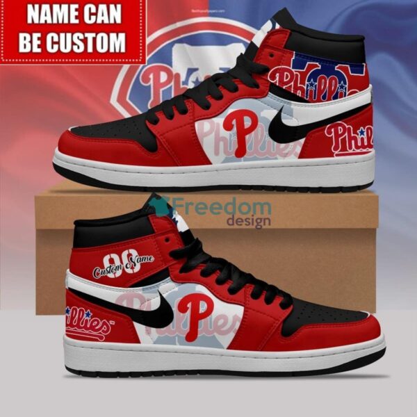 Tubopro Philadelphia Phillies AJ1 High Sneakers Shoes For Men And Women