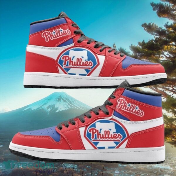 Tubopro Philadelphia Phillies AJ1 High Sneakers Shoes For Men And Women
