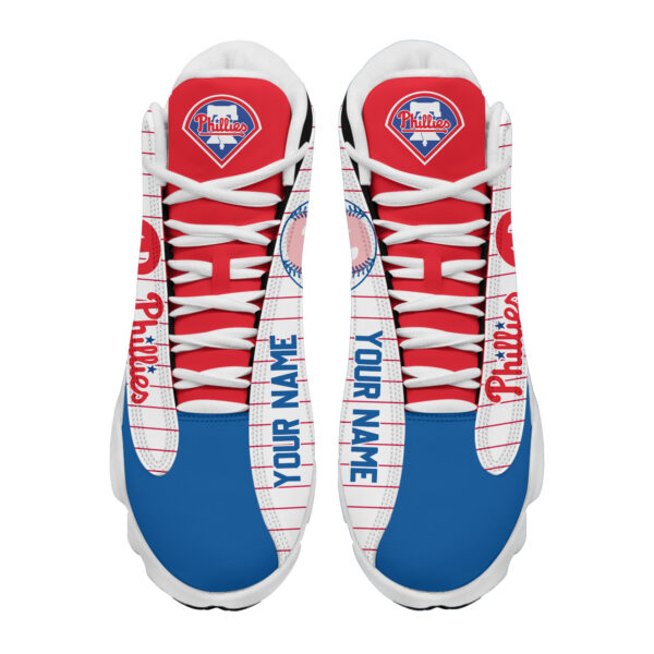 Tubopro Philadelphia Phillies AJ13 Sneakers Shoes For Men And Women - Image 2