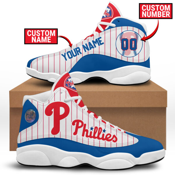 Tubopro Philadelphia Phillies AJ13 Sneakers Shoes For Men And Women
